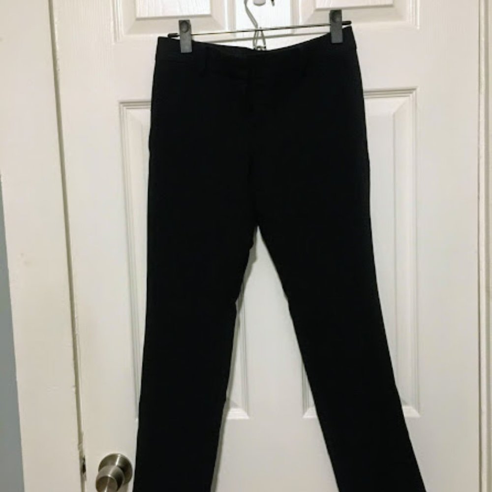 ANN TAYLOR The Straight Black Work Pants